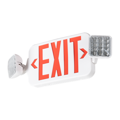 Energetic Lighting LED Exit Sign with Emergency Lights, Battery Backup ...