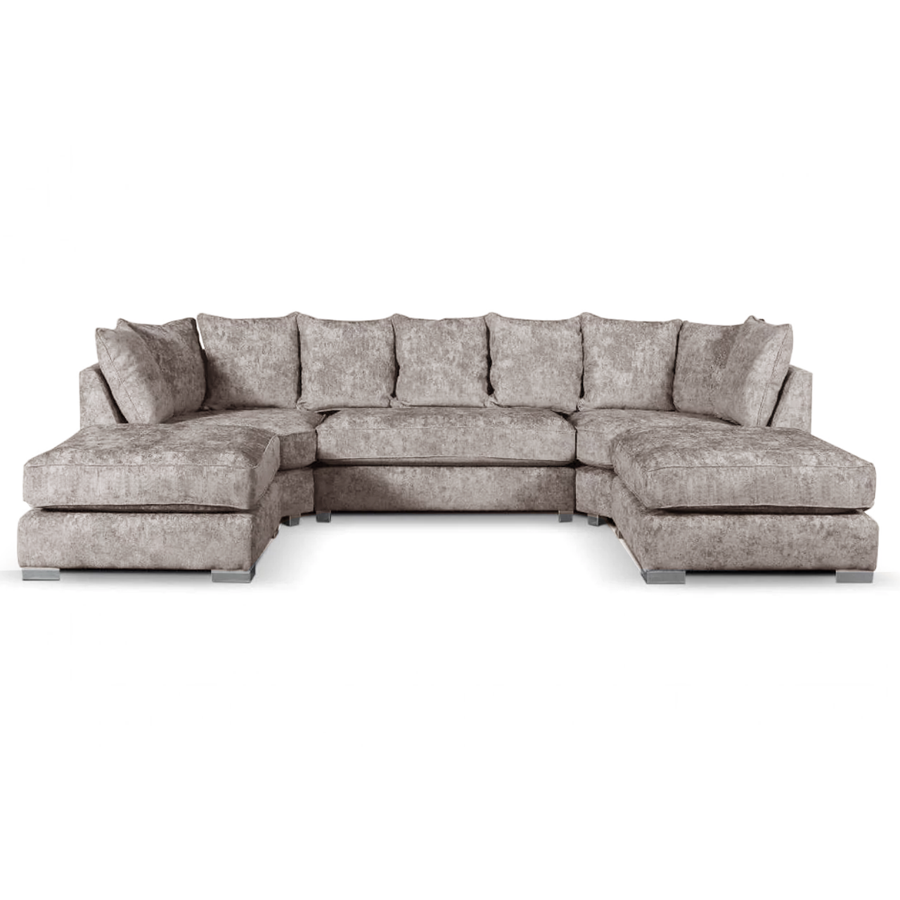 Bishop U-Shape Corner Sofa | Scatter & Full Back Couch
