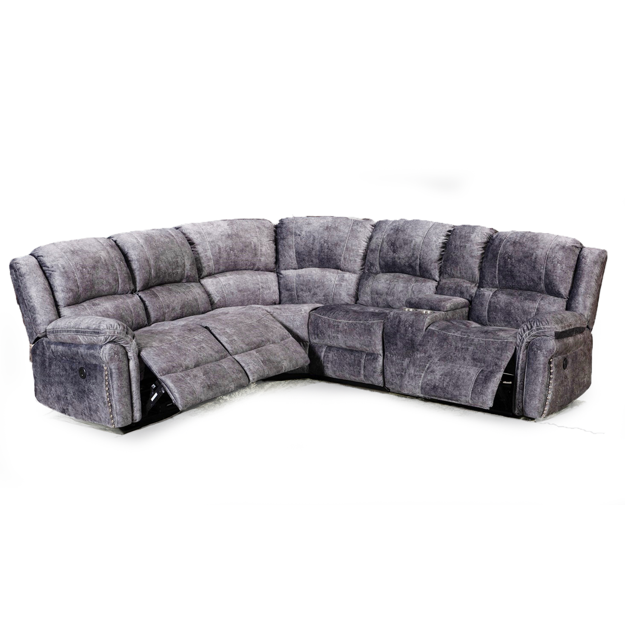 Galaxy Electric Large Corner Sofa Leather Like The Online Sofa Shop
