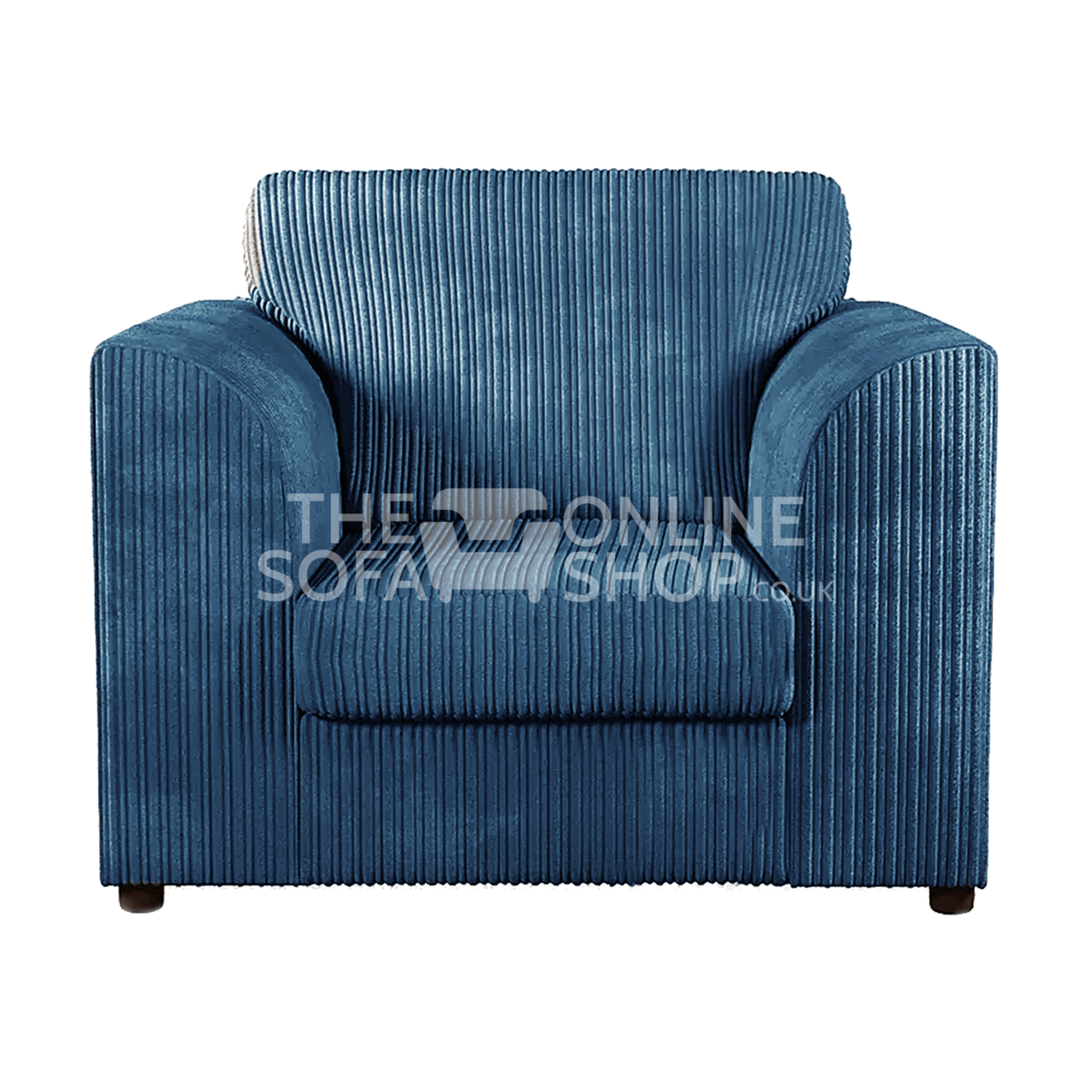 Oxford Modern Jumbo Cord Armchair