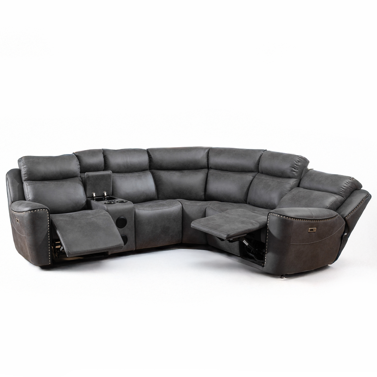 Technotronic Electric Large Corner Sofa Leather Like The Online