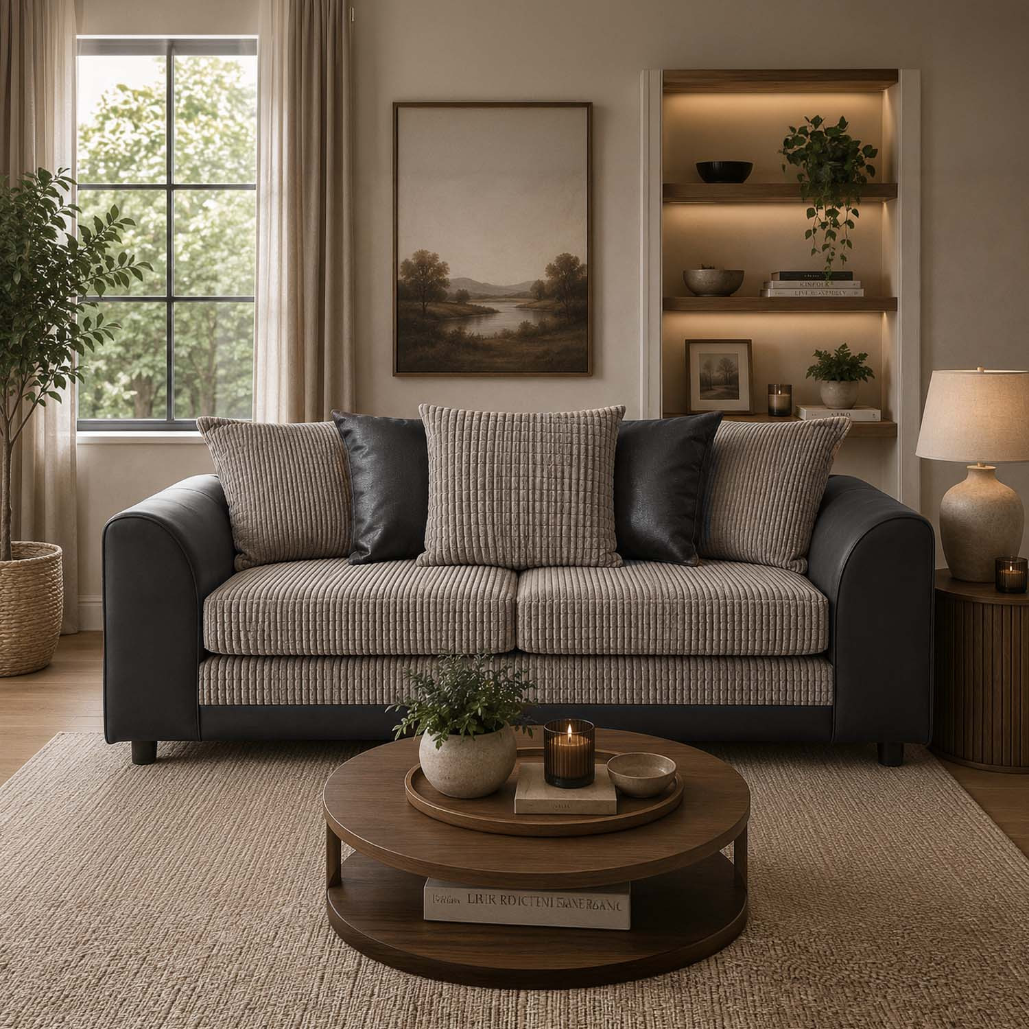 Luca 3 Seater Scatter Back | The Online Sofa Shop