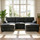 Bonnie Modular U shape Corner Boneless Cloud Comfy Fabric Sofa