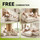 Bonnie Modular U shape Corner Boneless Cloud Comfy Fabric Sofa