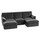 bonnie u shape reversible modular fabric boucle corner sofa 5 seater footstool living room cheap couch settee furniture