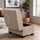 Milan Footstool Chenille Fabric With Storage Black, Grey or Mink