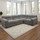 Clifton Universal Corner Sofa Soft Fabric