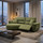 Denton Electric Recliner Chaise Chenille Fabric Sofa