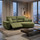 Denton Electric Recliner Chaise Chenille Fabric Sofa