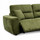 Denton Electric Recliner Chaise Chenille Fabric Sofa