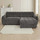 Fenton Universal Corner Sofa Bed with Storage Chaise Chenille Fabric