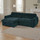 Fenton Universal Corner Sofa Bed with Storage Chaise Chenille Fabric