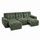 Drayton Electric 3 Seater Sofa Bed with Power Sliding Seat