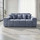 Jenson 3 Seater Plush Velvet Sofa