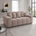Jenson 3 Seater Plush Velvet Sofa
