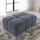 Jenson Plush Velvet Large Footstool