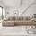 Jenson Plush Velvet Corner Sofa L Shaped 4 Seater