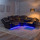 Oxbridge 5 Seater Electric Reclining Corner Sofa with LED Lights