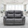 Lennox Grey Tech Fabric 3 + 2 Sofa Suite Electric Recliner