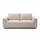 Melrose 3 + 2 + 1 Woven Fabric Three Piece Sofa Suite Beige or Grey