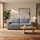 Melrose 3 + 2 + 1 Woven Fabric Three Piece Sofa Suite Beige or Grey