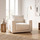 Melrose Armchair Woven Fabric Sofa Beige or Grey