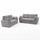 Montford Grey Fabric 3 + 2 Sofa Suite