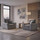 Montford Grey Fabric Armchair