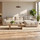 Marsha Large L Shaped Chaise Corner Sofa Fabric Beige or Grey
