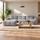 Marsha Large L Shaped Chaise Corner Sofa Fabric Beige or Grey