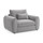 Mercer Plush Velvet Armchair – Grey or Beige