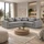 Mercer Plush Velvet L Shaped 4 Seater Corner Sofa