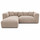 Ely Cloud Chaise L-Shaped Corner Sofa