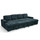 Luna U-Shaped Sofa Bed with Dual Storage Chaises