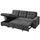 Luna Beige Universal Corner Sofa Bed with Storage Chaise