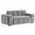 Preston 2 Seater Woven Fabric Sofa