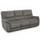 Hoxley  Charcoal Electric Reclining 3 Seater Sofa with USB