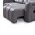 Delilah Electric Reclining Grey 3 Seater Sofa With Soundbar