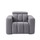 Delilah Electric Reclining Grey Armchair With Soundbar