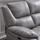 Knowle  Pisa Grey Electric Reclining 2 Seater Sofa with USB