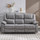 Knowle  Pisa Grey Electric Reclining 3 Piece Sofa Suite 3 + 1 + 1