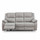 Knowle  Pisa Grey Electric Reclining 3 Piece Sofa Suite 3 + 1 + 1