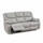 Knowle  Pisa Grey Electric Reclining 3 Piece Sofa Suite 3 + 1 + 1