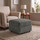 Oxford Jumbo Cord Footstool