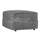 Oxford Delta Ferguson Jumbo Cord Footstool Grey