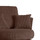 Oxford Modern Cord Fabric Swivel Chair