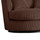 Oxford Modern Cord Fabric Swivel Chair
