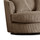 Oxford Modern Cord Fabric Swivel Chair