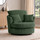 Oxford Modern Jumbo Cord Fabric Swivel Chair