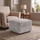 Oxford Modern Jumbo Cord Footstool